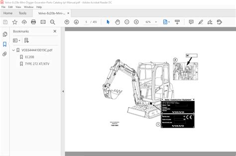 volvo mini digger spare parts|volvo ce parts online catalog.